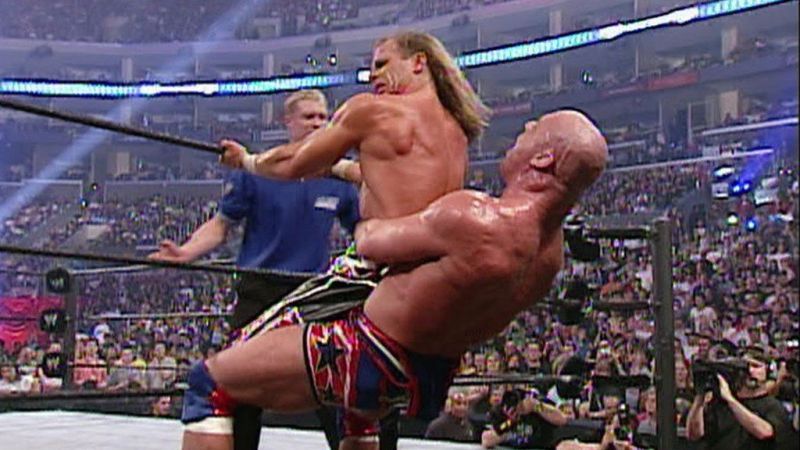 Michaels and Angle put on a near-perfect match at WrestleMania 21