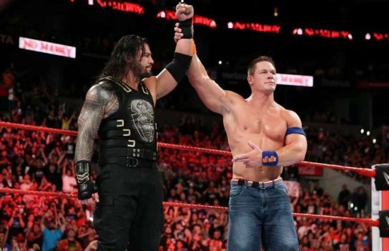 Roman Reigns and John Cena