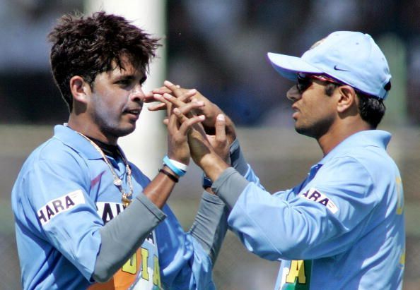 Sreesanth was skipper Rahul Dravid's go-to bowler in ODIs in 2006