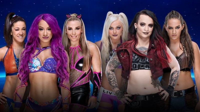 A six-woman tag team match was made