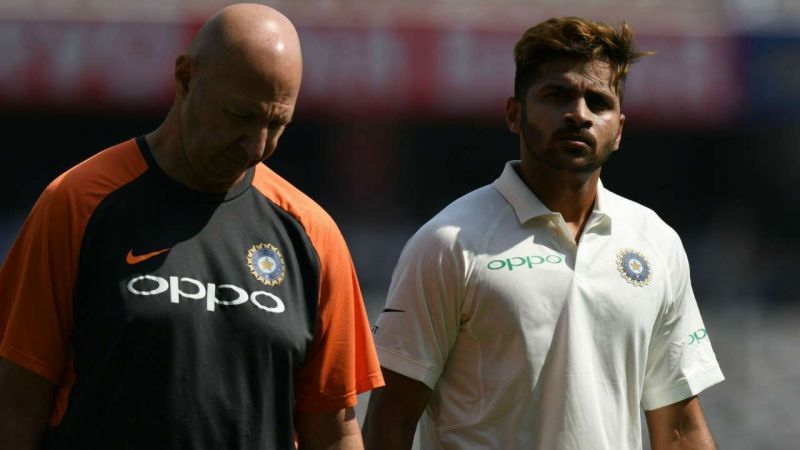 Thakur left the field after bowling 10 balls