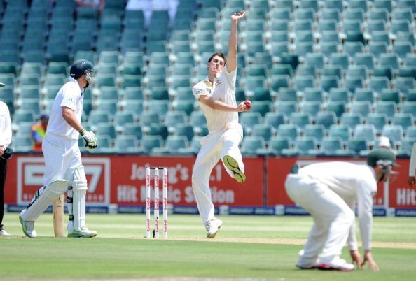 Patrick Cummins blazed on his debut at the Wanderers