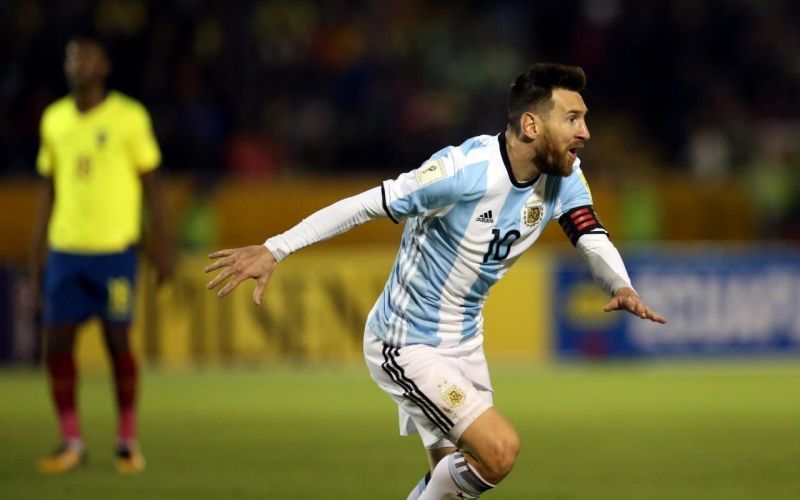 Messi in action: Argentina vs Ecuador, 2017