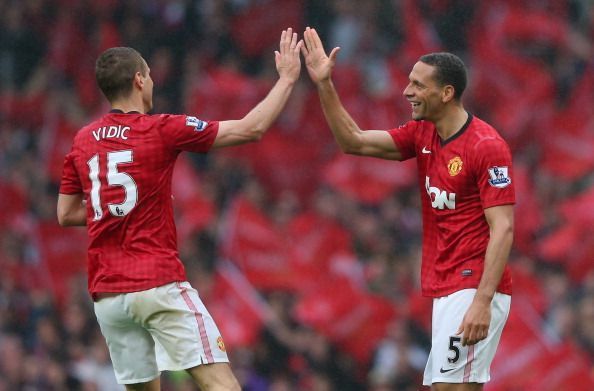 Vidic and Ferdinand protected the Manchester United goal for 8 seasons.
