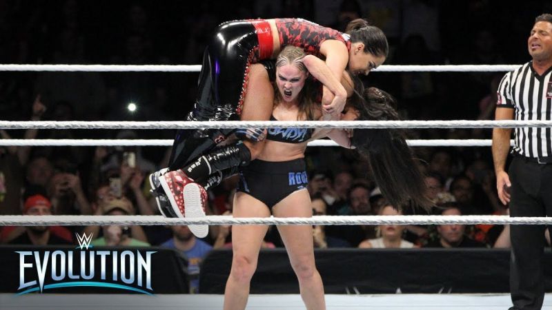 Ronda &amp; Nikki had a pretty good match.