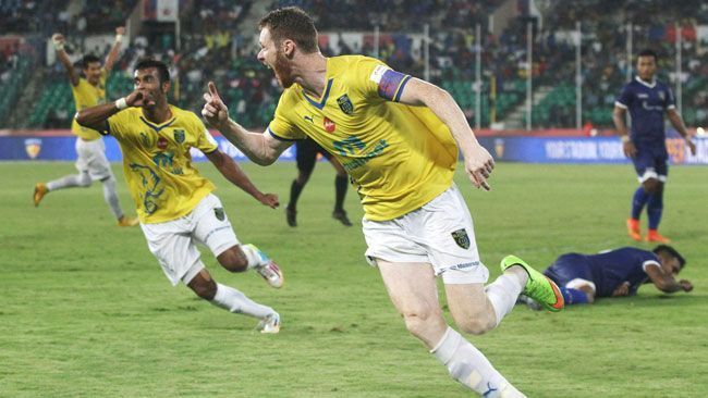 Pearson&#039;s extraordinary goal send Kerala Blasters FC into the final of the inaugural campai