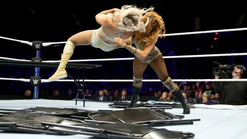 Becky and Charlotte have been building to this big match, for weeks