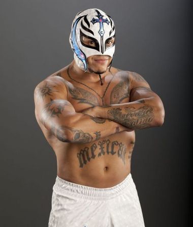 Image result for rey mysterio calf tattoo