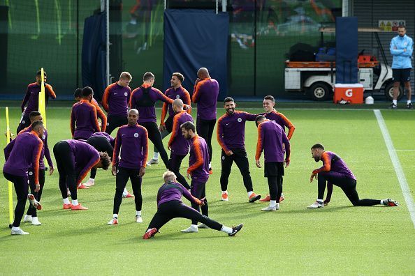 Manchester City Training Session