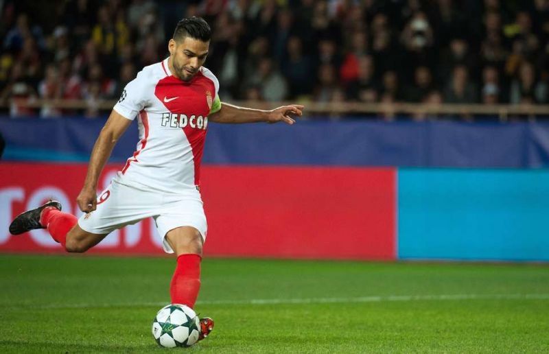 Fabinho replaced Falcao as Monaco&#039;s penalty taker (Picture Credit: Givemesport)