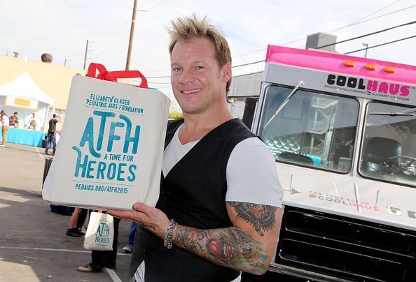 Chris Jericho at an Elizabeth Glaser Pediatric AIDS Foundation event