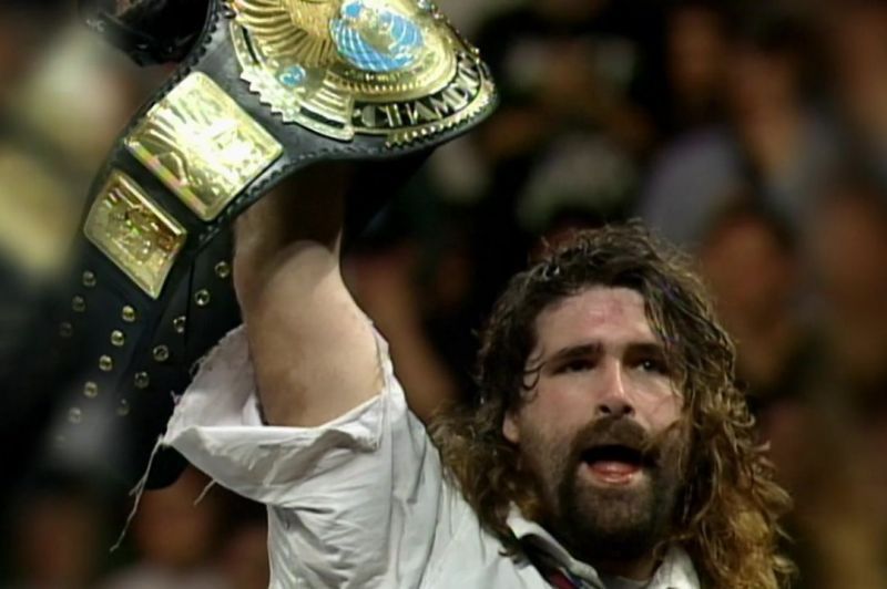 Mick Foley wins his first WWF Championship
