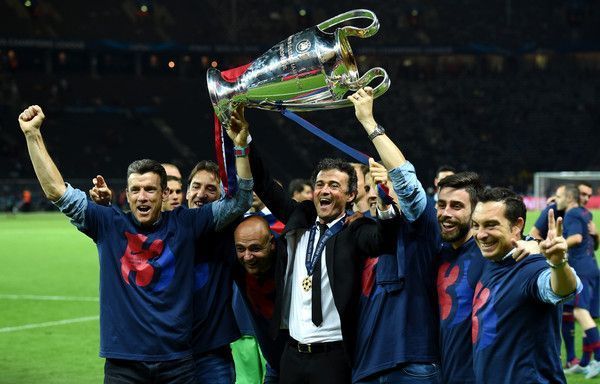 Luis Enrique led Barcelona to the treble in 2015