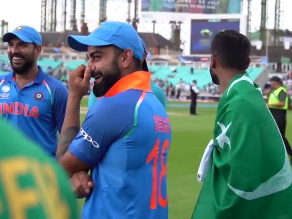 Image result for virat kohli share a funny moment with shoaib malik