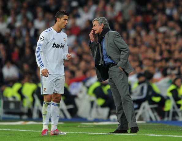 Ronaldo and Mourinho shared a frosty relationship