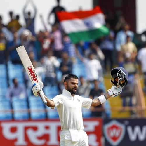 * Virat Kohli slammed his 24th ð¯ in Tests