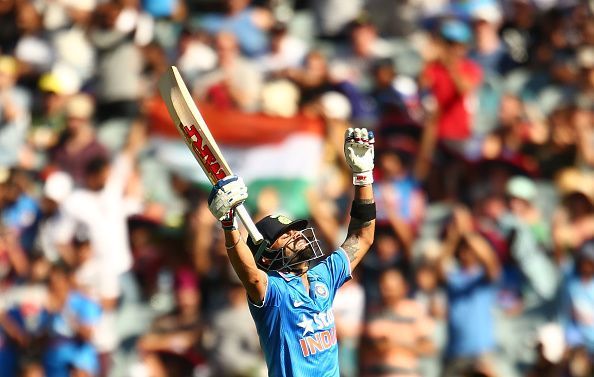 Kohli broke Sachin&#039;s record to become the fastest to 10000 runs in ODIs