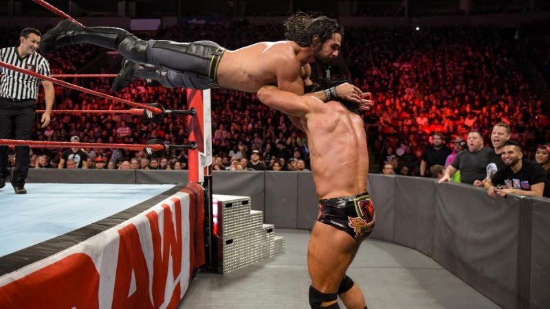 Image result for drew mcintyre vs seth rollins