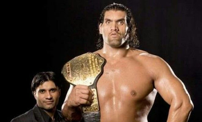 Great Khali as World Heavyweight Champion