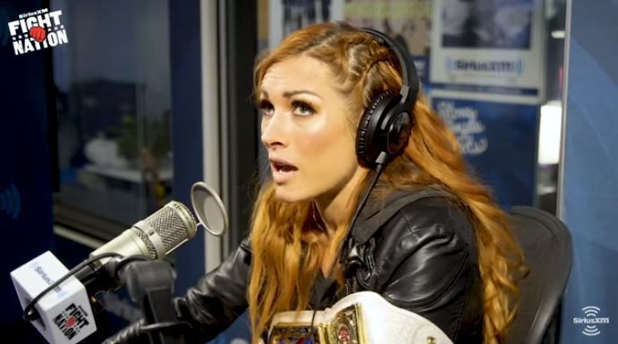 Becky Lynch stayed in character during promotional work for WWE Evolution