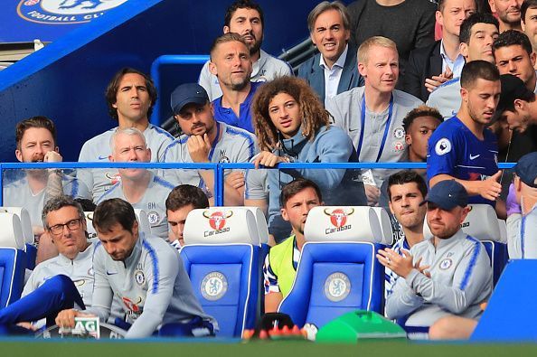 Ethan Ampadu and Callum Hudson-Odoi have seen Premier League action only from the stands this season.