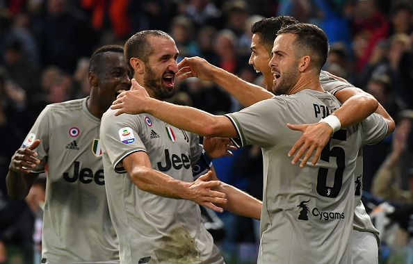 Juventus still boast of a 100% record