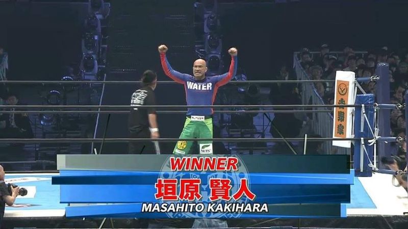 Kakihara survived cancer and 19 of NJPW&#039;s undercard competitors at the January 4th Tokyo Dome show