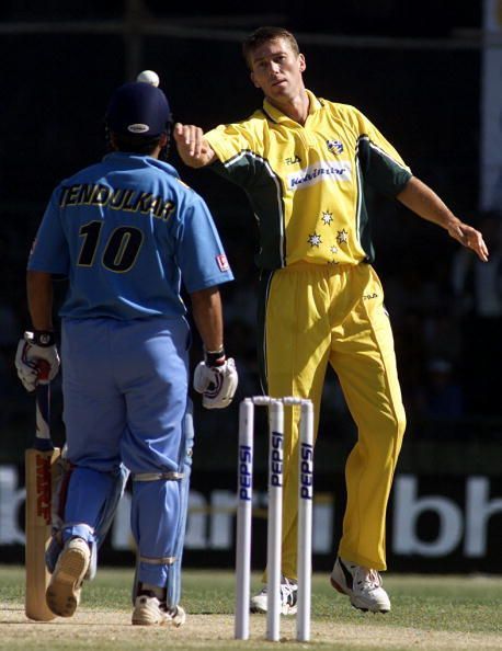 Tendulkar and long time rival McGrath