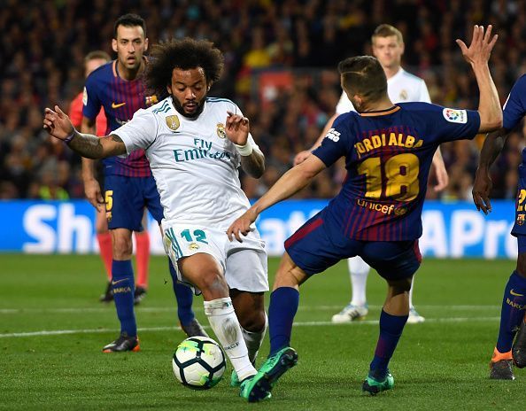 Marcelo and Jordi Alba