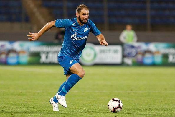 Branislav Ivanovic currently plays for Zenit Saint Petersburg