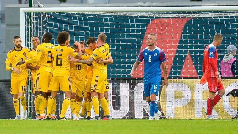 Iceland 0-3 Belgium, UEFA Nations League.