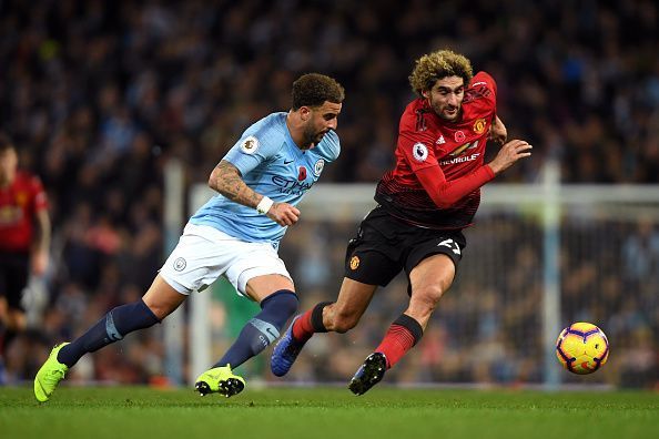 United&#039;s midfield - including Marouane Fellaini - struggled in comparison to City&#039;s