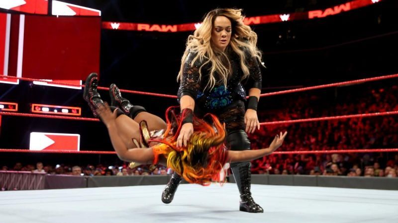 Nia Jax ran right over her friend, Ember Moon