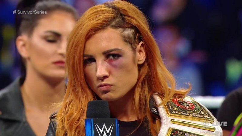 Becky Lynch was medically disqualified from competing at Survivor Series