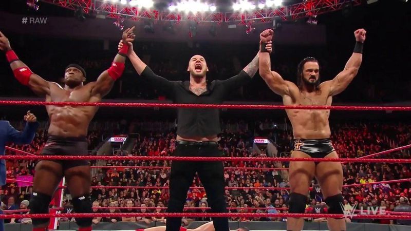 Baron Corbin was victorious on Monday Night Raw