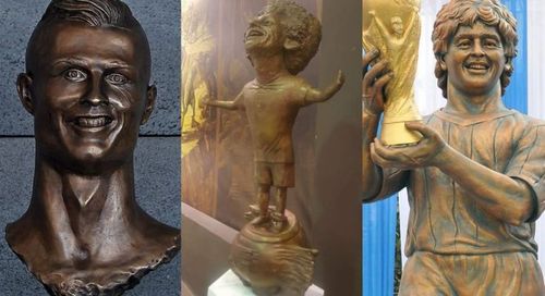 Famous players with very the worst statues you'll ever see