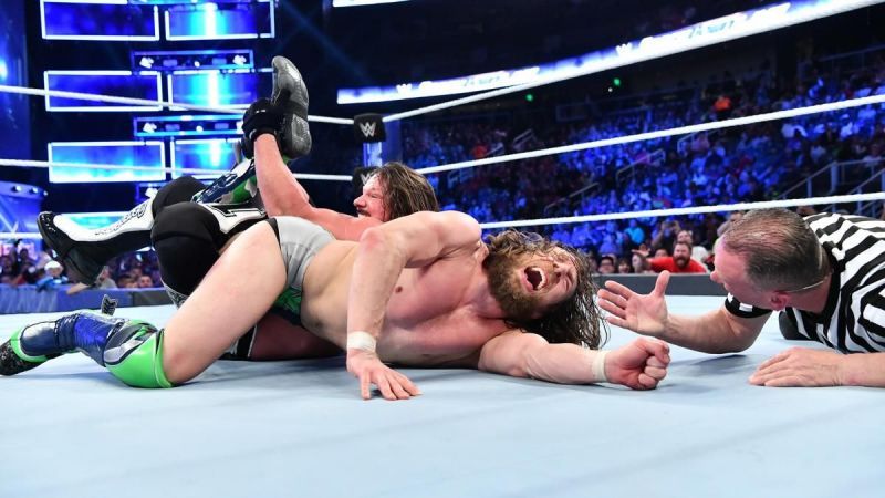 Daniel Bryan was forced to tap out to AJ Styles