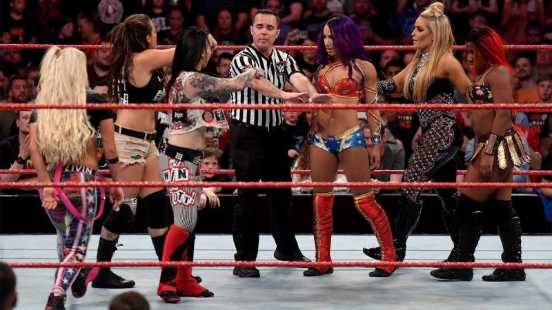 Raw has an extremely large women&#039;s division.