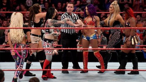 Raw has an extremely large women's division.