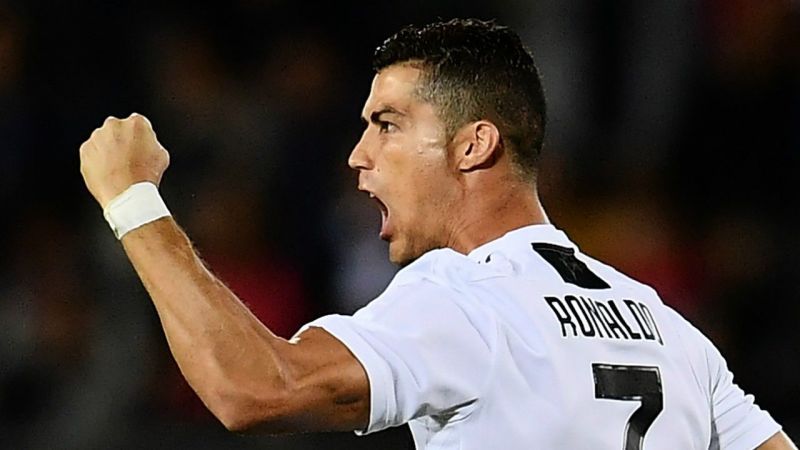 Ronaldo scored a sensational goal.