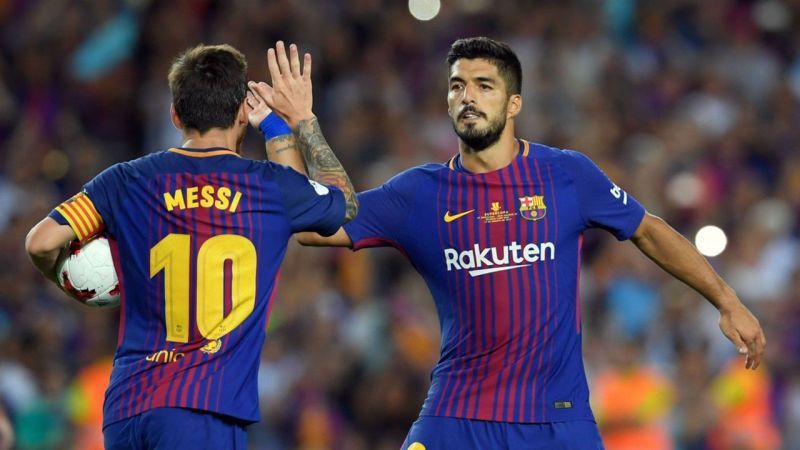 The Barcelona duo&Acirc;&nbsp;are joint top scorers&Acirc;&nbsp;on the list