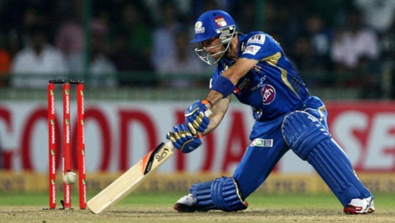 Glenn Maxwell playing for the Mumbai Indians in 2013.