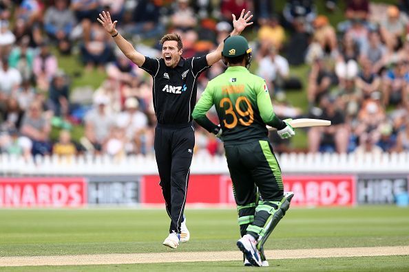 Tim Southee wrecked the Pakistani batting order by taking a hat-trick