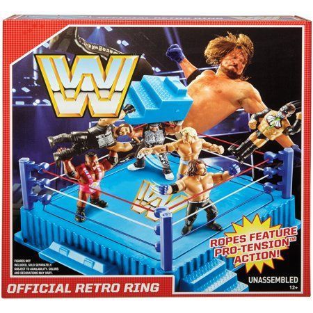 Combine the best of old and new school with this Retro Ring Playset.