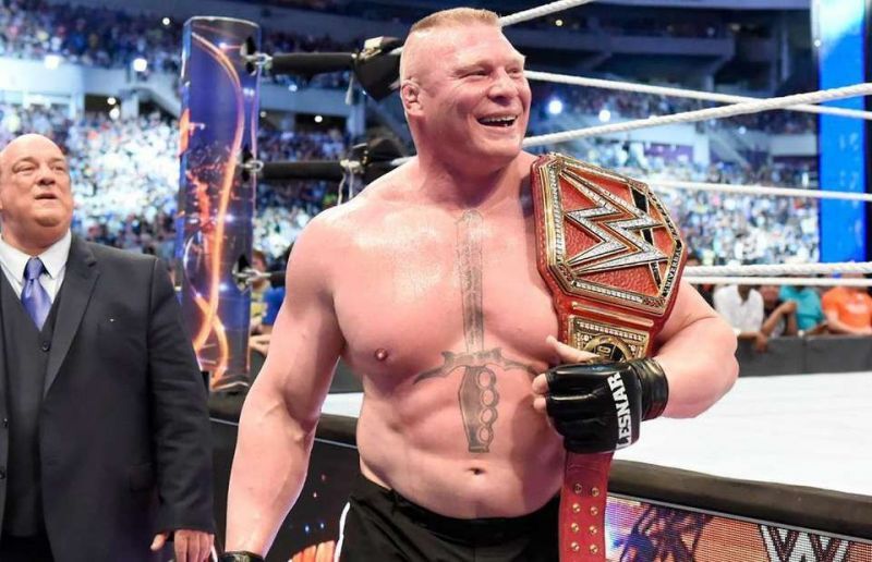 Brock Lesnar hardly shows up for events these days