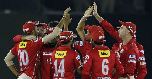 The Kings XI Punjab team