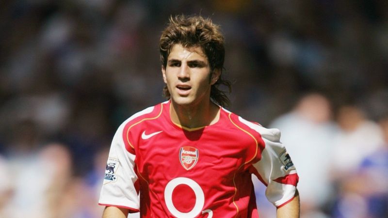 Fabregas made his Arsenal debut at 16 years of age