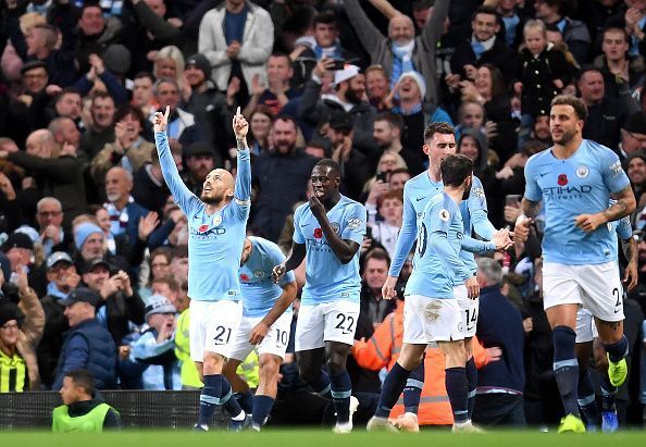 David Silva scored after just 12 minutes of today&#039;s clash