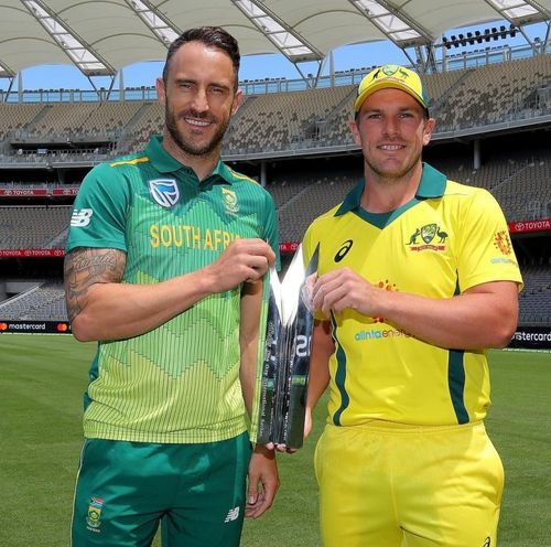 Faf du Plessis and Aaron Finch