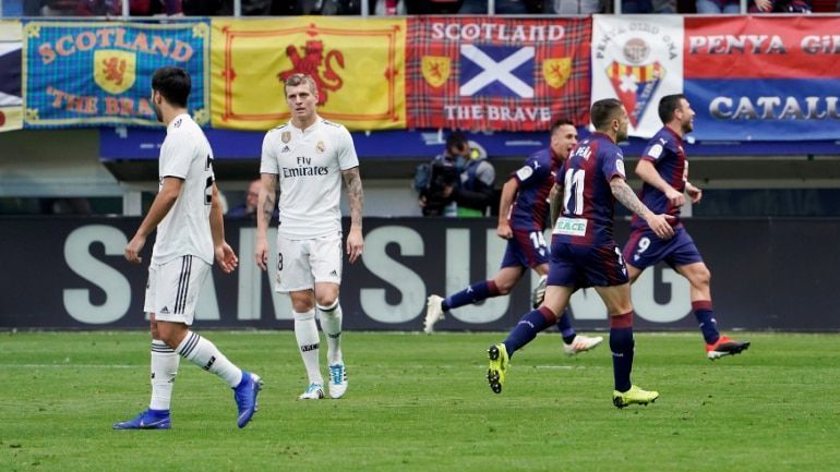 Real Madrid suffer thrashing at Eibar